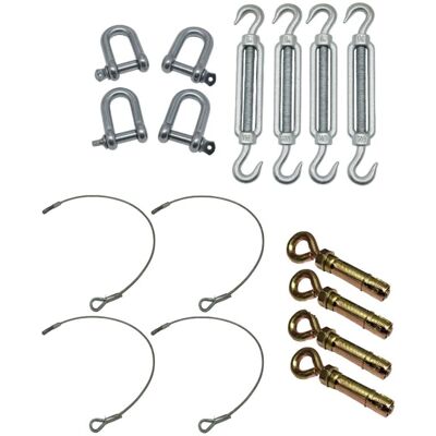 SECUREFIX DIRECT Static Caravan Tie Down Kit with Ground Anchor Bolts (Restraining Tether Mobile Home Siting) SECUREFIX DIRECT Static Caravan Tie Down Kit with Ground Anchor Bolts (Restraining Tether Mobile Home Siting)