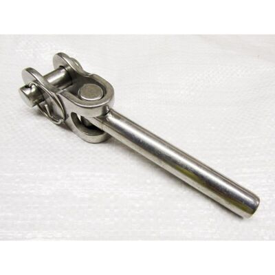 Securefix Direct - Swage Fork Swivel Terminal Stainless Steel 8MM (Marine Rigging Toggle Jaw) Securefix Direct - Swage Fork Swivel Terminal Stainless Steel 8MM (Marine Rigging Toggle Jaw)