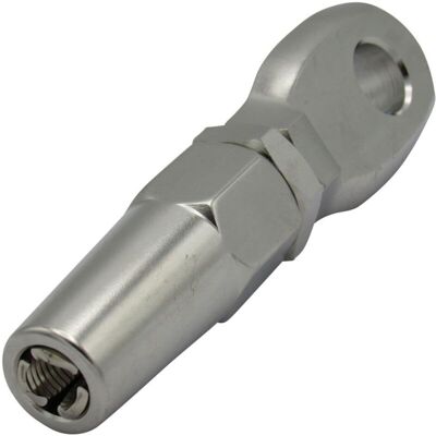 Securefix Direct - Swageless Eye Terminal Stainless Steel 10MM (Wire Cable Rope Rigging Fitting) Securefix Direct - Swageless Eye Terminal Stainless Steel 10MM (Wire Cable Rope Rigging Fitting)