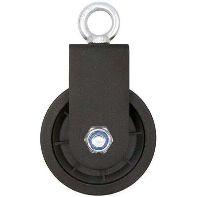 TORMATOR Swivel pulley block, single pulley block with U-shaped mounting bracket, swivels lifting pulley rollers. TORMATOR Swivel pulley block, single pulley block with U-shaped mounting bracket, swivels lifting pulley rollers.