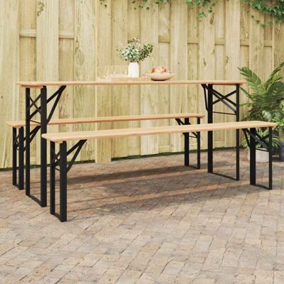Beer Table Leg 2 pcs Black 39 x 3 x 75 cm Powder-Coated Steel vidaXL Beer Table Leg 2 pcs Black 39 x 3 x 75 cm Powder-Coated Steel vidaXL