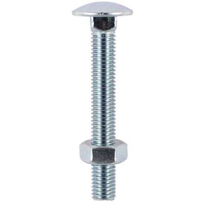 TIMco 10150CB Carriage Bolt and Hex Nut - Size 10.0 x 150mm - Box of 25 TIMco 10150CB Carriage Bolt and Hex Nut - Size 10.0 x 150mm - Box of 25