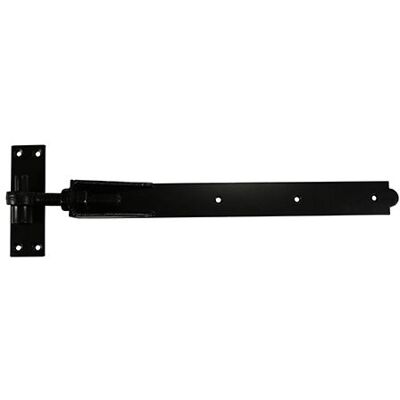 TIMCO Adjustable Band & Hook on Plates Hinges Black - 450mm TIMCO Adjustable Band & Hook on Plates Hinges Black - 450mm