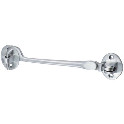 Cabin Hook Satin Chrome - 150mm - Timco Cabin Hook Satin Chrome - 150mm - Timco