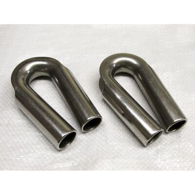 SECUREFIX DIRECT Tube Wire Rope Thimbles Stainless Steel x2 20MM (Sheave Tubular Protector 3/4 Inch) SECUREFIX DIRECT Tube Wire Rope Thimbles Stainless Steel x2 20MM (Sheave Tubular Protector 3/4 Inch)