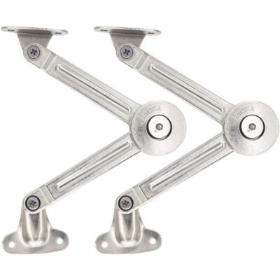 LINGHHANG Two sets of soft-close kitchen cabinet door brackets - smooth and controlled opening - any support rod LINGHHANG Two sets of soft-close kitchen cabinet door brackets - smooth and controlled opening - any support rod