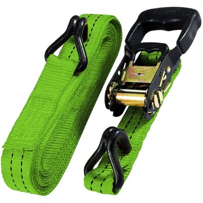 J Hook Ratchet Straps Commercial Duty - 6m x 35mm - Timco J Hook Ratchet Straps Commercial Duty - 6m x 35mm - Timco