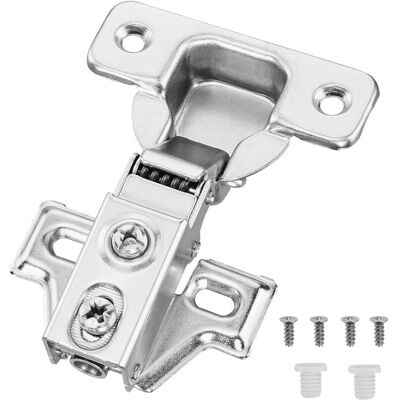 VEVOR Cabinet Hinges, 60 Packs Partial Overlay Kitchen Cabinet Door Hinges, 100 Degree Opening Angel Soft Close Concealed Cupboard Hinges for Framed VEVOR Cabinet Hinges, 60 Packs Partial Overlay Kitchen Cabinet Door Hinges, 100 Degree Opening Angel Soft Close Concealed Cupboard Hinges for Framed