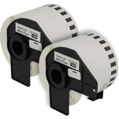 Vhbw - 2x Label Roll with Holder 62mm x 30.48m (1 Label) compatible with Brother pt QL500BS Label Maker - Premium, Removable Vhbw - 2x Label Roll with Holder 62mm x 30.48m (1 Label) compatible with Brother pt QL500BS Label Maker - Premium, Removable