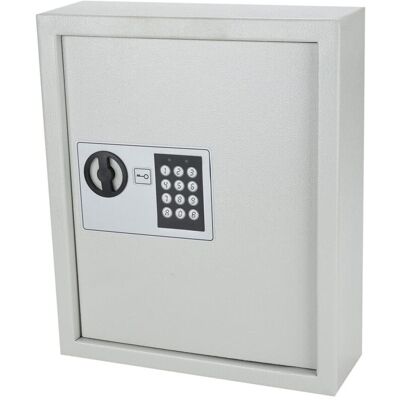 Key Safe Wall Mounted 48 Key Hooks Electric Combination Lock Cabinet Safe High-Security Secure Steel Lock Box for Money Keys Home Office Key Cabinet Key Safe Wall Mounted 48 Key Hooks Electric Combination Lock Cabinet Safe High-Security Secure Steel Lock Box for Money Keys Home Office Key Cabinet