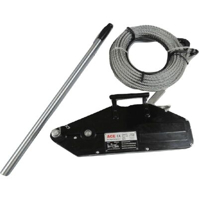 Securefix Direct - Wire Rope Pulling Hoist Winch 3200KG (ace 3.2T Lifting 5T Puller with 20M Rope) Securefix Direct - Wire Rope Pulling Hoist Winch 3200KG (ace 3.2T Lifting 5T Puller with 20M Rope)