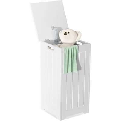 Costway White Freestanding Laundry Cabinet - 30x30x61cm Costway White Freestanding Laundry Cabinet - 30x30x61cm