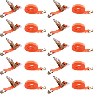 Maxpeedingrods - X10pcs 50MM 8M 5T Heavy Duty Ratchet Strap 50mm Tie Down 5000KG 8 Metre 5 Ton 5T Maxpeedingrods - X10pcs 50MM 8M 5T Heavy Duty Ratchet Strap 50mm Tie Down 5000KG 8 Metre 5 Ton 5T