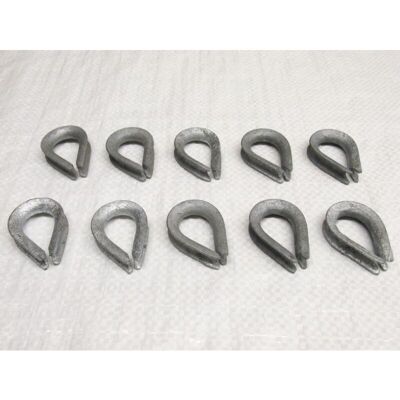 Securefix Direct - X10 12MM Galvanised Thimbles To BS464 - Lifting Heavy Duty Galv 1/2 Inch Securefix Direct - X10 12MM Galvanised Thimbles To BS464 - Lifting Heavy Duty Galv 1/2 Inch