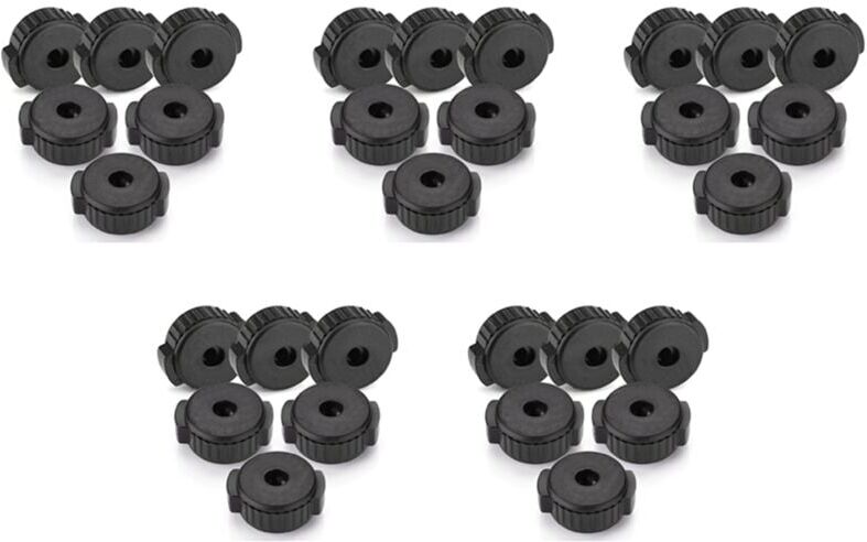 TLILY 30 Pcs Plastic Cymbal Nuts, Adjustment Nut for Drum Kit Percussion, Percussion Replacement Parts