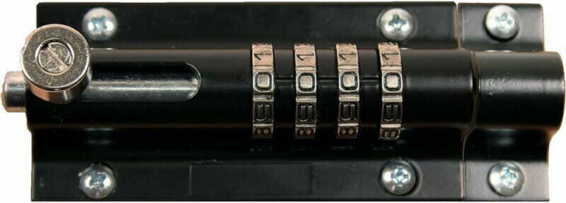 4-digit combination lock with a sleek black finish, ideal for protecting your belongings. Ymyny