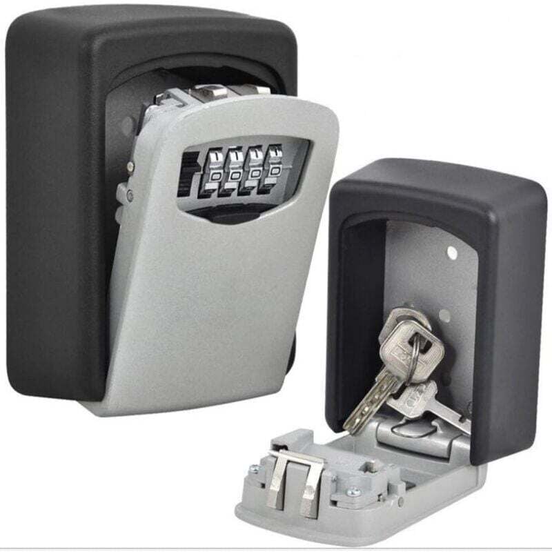 BEIJIYI Key Safe Box, Large Capacity, Holds Up to 5 Keys, Outdoor Master Key with Waterproof Shell, Wall Mount for Homes and Businesses