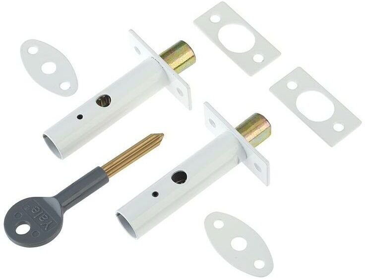 Yale - Locks Pm444 Door Security Bolts White Finish Visi Of 2