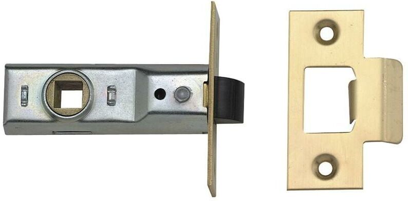 Union - Tubular Mortice Latch 2648 Polished Brass 76Mm 3inches Box