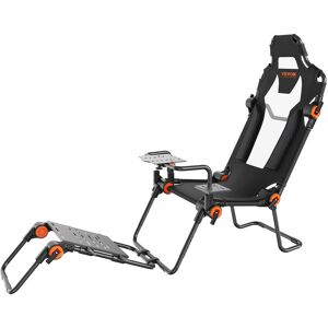 VEVOR Racing Wheel Stand Foldable Fit For Logitech,Thrustmaster,Fanatec,Hori,Mad Catz, Carbon Steel Driving Simulator Cockpit Adjustable Pedal & Dual-Mode