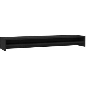 BERKFIELD HOME Mayfair Monitor Stand Black 100x24x13 cm Engineered Wood