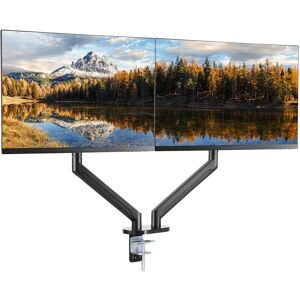 VEVOR Dual Monitor Mount, Supports 13'-35' Screens, Fully Adjustable Gas Spring Monitor Arm, Holds up to 26.4 lbs per Arm, Computer Stand Holder with