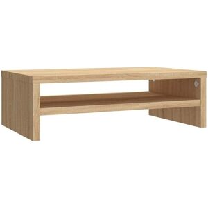 vidaXL Monitor Stand Sonoma Oak - 42x24x13 cm - Engineered Wood vidaXL Monitor Stand Sonoma Oak - 42x24x13 cm - Engineered Wood