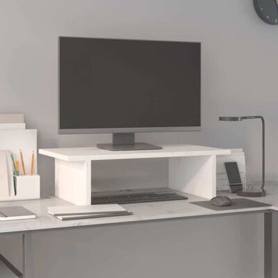 vidaXL White Pine Monitor Stand - Monitor Stand 50x27x15 cm vidaXL White Pine Monitor Stand - Monitor Stand 50x27x15 cm