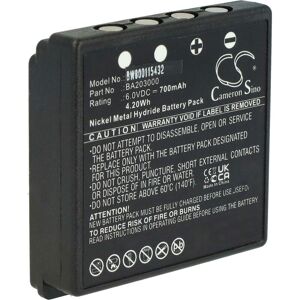 Vhbw - Battery Replacement for hbc BA209000, BA209001, BA209060, BA209061 for Industrial Radio Remote Control (700mAh, 6 v, NiMH) - Black