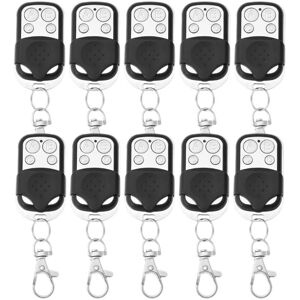 Tlily - 10 Pcs Garage Door Remote Control 433Mhz for Car Gate Cloning Key