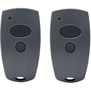 Tlily - 2pcs 868.3 MHz Garage Door Hand Transmitter for D302-868, D304-868, D384-868, D321-868, D323-868