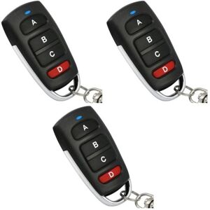 Ymyny - 3-Pack Universal Replacement Remote Control for Electric Garage Door, 433 MHz
