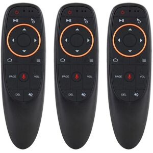 TLILY G10S 2.4G 3 Pcs/Set Voice Air Flying Mouse Gyroscope Wireless Infrared Backlight TV Set Top Box Remote Controller