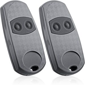 SJQKA Universal garage door remote control (2 pieces), compatible with Came Top series and Hormann, Marantec Systems, ideal for vehicles and home