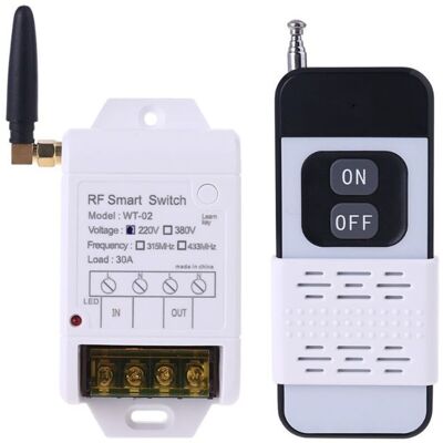 OEM 315/433 Mhz, 30 A, 220–380 V Radio Remote Control Receiver With Led Display And A Range Of Up To 2000 M OEM 315/433 Mhz, 30 A, 220–380 V Radio Remote Control Receiver With Led Display And A Range Of Up To 2000 M