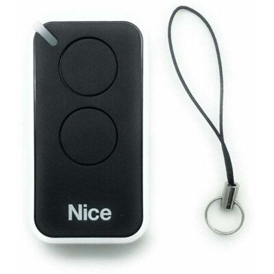 OEM Original 2-channel Nice Inti2 Black Radio Remote Control Transmitter OEM Original 2-channel Nice Inti2 Black Radio Remote Control Transmitter