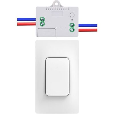 Wireless switch - 1 self-powered wireless switch kit, two-way radio remote control - for home lighting Wireless switch - 1 self-powered wireless switch kit, two-way radio remote control - for home lighting