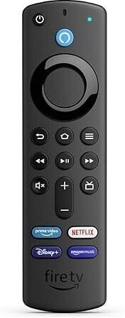 AlwaysH Alexa Voice Remote (3rd Gen) for Fire TV, with TV Control Buttons, Compatible Fire TV Device Required, 2021 Model