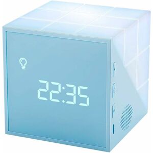 PESCE Children's light alarm clock Children's alarm clock with colored bedside lamp, snooze function, time-controlled night light, children's day gift