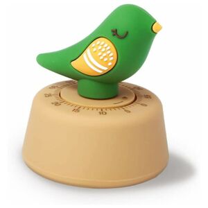RHAFAYRE Cartoon Bird Timer Kichten Timer for Baking Cooking Timers Clock for Reading Learning Time Manager Yoga Fitness Work (Color : Green)