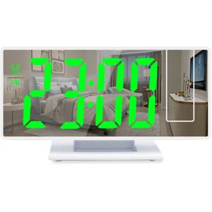 BASETBL 180° projection alarm clock, displays time, temperature, humidity, USB, snooze BASETBL 180° projection alarm clock, displays time, temperature, humidity, USB, snooze