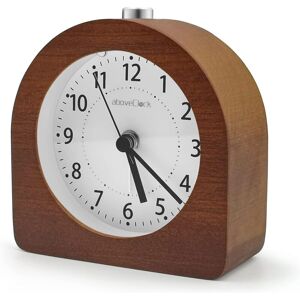 MEMKEY Battery Operated Morning Alarm Clock with Snooze Function, Luminous Wooden Travel Alarm Clock, Silent Non Ticking, Analog Alarm Clock, Hands with MEMKEY Battery Operated Morning Alarm Clock with Snooze Function, Luminous Wooden Travel Alarm Clock, Silent Non Ticking, Analog Alarm Clock, Hands with