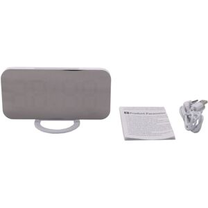 TLILY Digital Alarm Clock,6 Inch Large Led Display With Dual Usb Charger Ports Auto Dimmer Mode Easy Snooze Function, Modern Mirror Desk Wall Clock For TLILY Digital Alarm Clock,6 Inch Large Led Display With Dual Usb Charger Ports Auto Dimmer Mode Easy Snooze Function, Modern Mirror Desk Wall Clock For