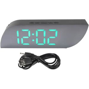 GROOFOO LED Mirror Clock USB Plug in AAA Battery Backup Snooze Digital Alarm Clock with Date Temp Display for Bedroom GROOFOO LED Mirror Clock USB Plug in AAA Battery Backup Snooze Digital Alarm Clock with Date Temp Display for Bedroom