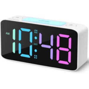 BEXTCOK Super Loud Digital Alarm Clock for Heavy Sleepers – Alarm 105 dB, Large LED Display, 7-Color Night Light, USB Charging and Snooze Function BEXTCOK Super Loud Digital Alarm Clock for Heavy Sleepers – Alarm 105 dB, Large LED Display, 7-Color Night Light, USB Charging and Snooze Function