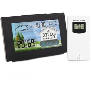 TLILY With Sensor Color Touch Screen Alarm Clock Wireless Weather Station Forecast Indoor Outdoor Thermometer Hygrometer TLILY With Sensor Color Touch Screen Alarm Clock Wireless Weather Station Forecast Indoor Outdoor Thermometer Hygrometer