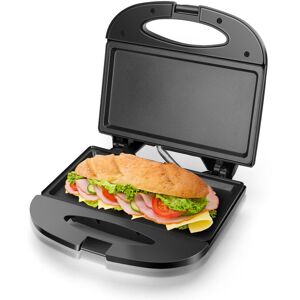 Aigostar - Panini Press Sandwich Toaster, Deep Fill Sandwich Toastie Maker with Non-Stick Flat Grill Plates, Healthy Grill, Indicator Lights, Locking