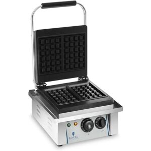 Royal Catering - Belgian Waffle Maker Non Stick Iron Electric 2 Slice Temperature Control 2000W