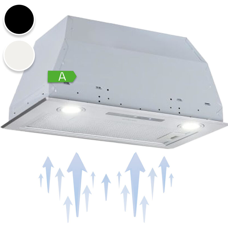 KLARSTEIN Paolo Cooker Hood Built-in 52 cm EEC: A 593 m³/h LED Touch