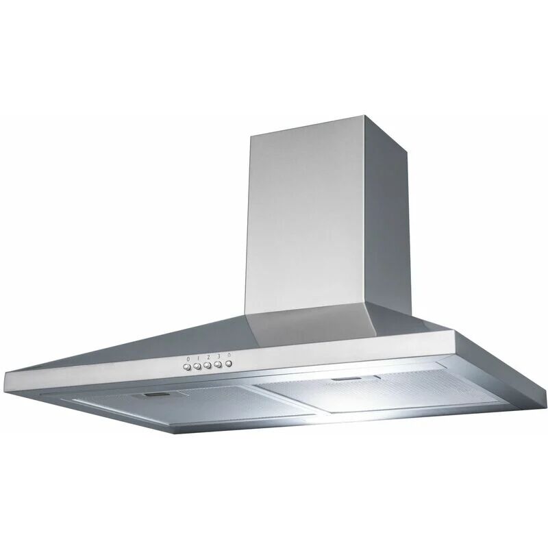 S.I.A SIA CHL60SS 60cm Chimney Cooker Hood Kitchen Extractor Fan In Stainless Steel